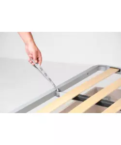 LETTO PIAZZA E MEZZA CONTENITORE "BED BOX" OLMO NATURALE 120X190 CM